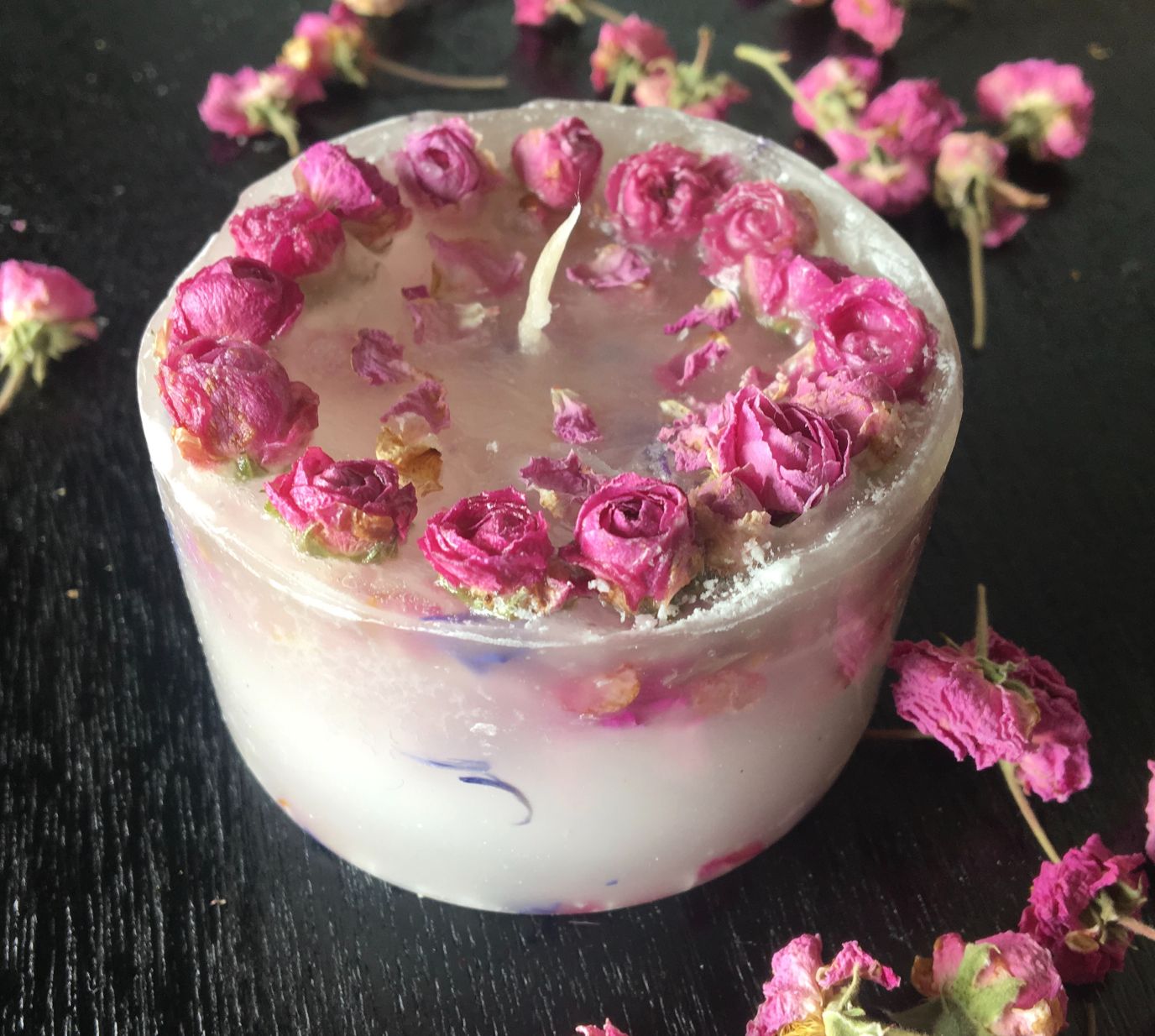 Buy Handmade Rose Scented Candle BloomyBliss