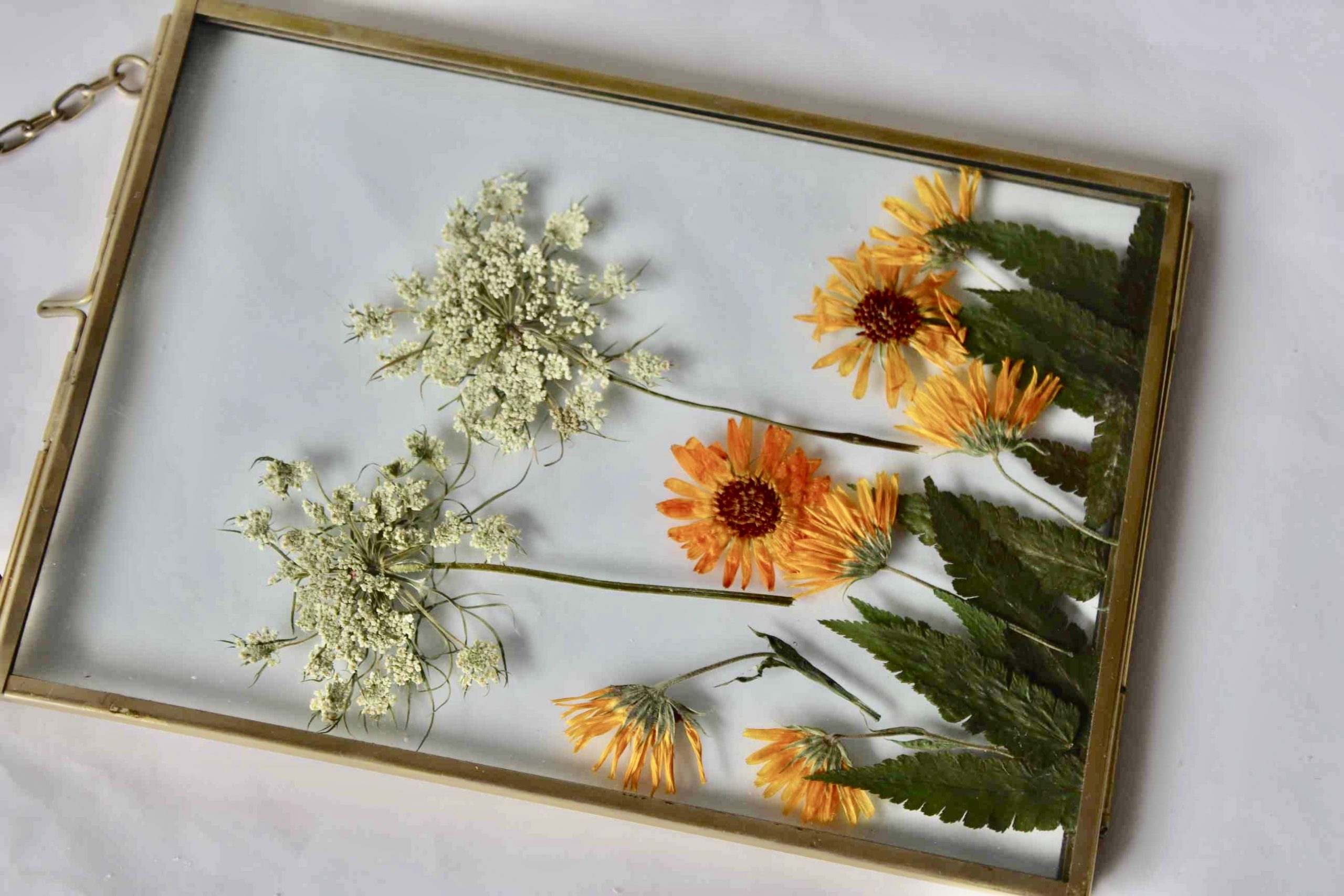 Pressed Flower Custom Picture Frame Dried Flower Frame