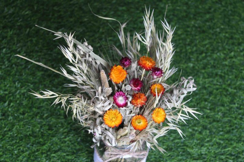 orange-yellow-dried-flower-bouquet