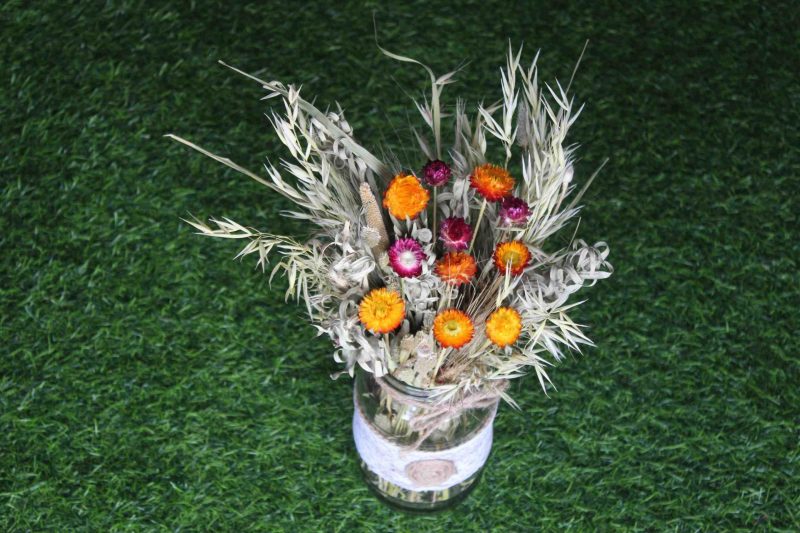 orange-yellow-dried-flower-bouquet