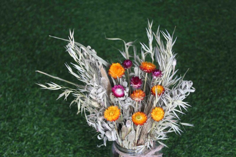 orange-yellow-dried-flower-bouquet