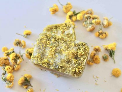 handmade-chrysanthemum-yellow-organic-soap