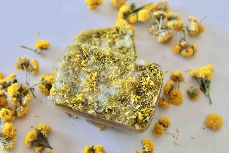 handmade-chrysanthemum-yellow-organic-soap