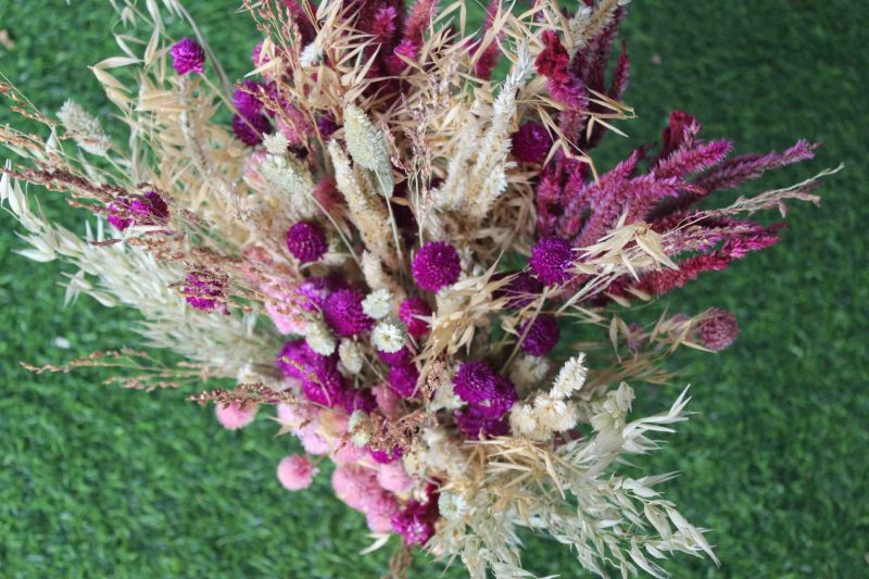 magenta-heavy-punch-dried-flowers-bunch