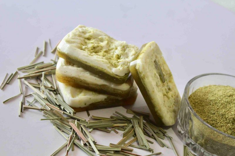 Handmade-Lemongrass-Goat-Milk-Organic-Soap