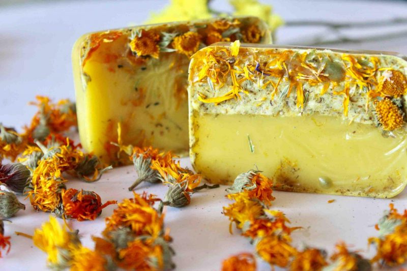 handmade-shea-butter-calendula-organic-soap