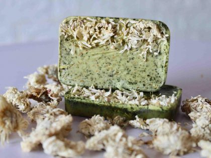 handmade-chrysanthemum-goat-milk-organic-soap