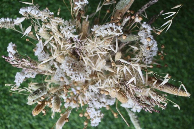 White_ Wheat_ Green _big_ flowers_ bunch