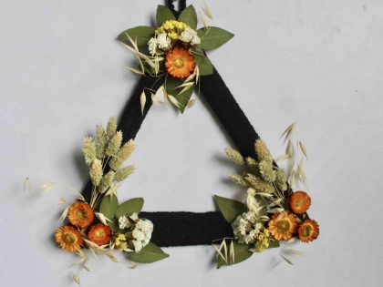 Black Dried Flower Wreaths (Copy)