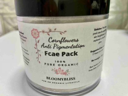 Organic Cornflowers Anti Pigmentation Face Pack