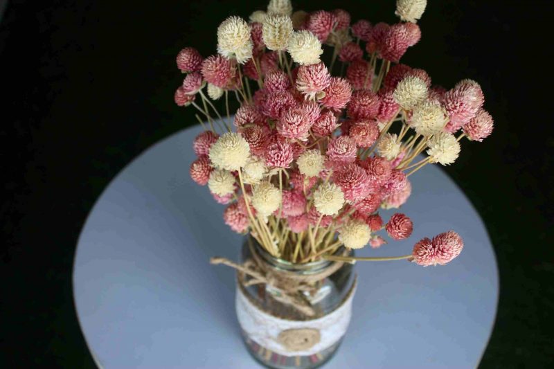 Dried_Pink_White_Flowers_Bouquet