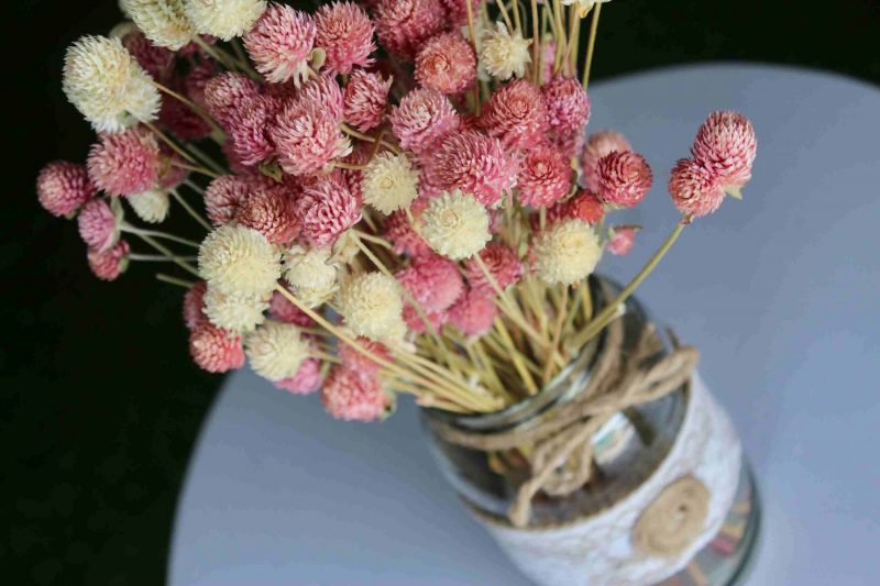 Dried_Pink_White_Flowers_Bouquet